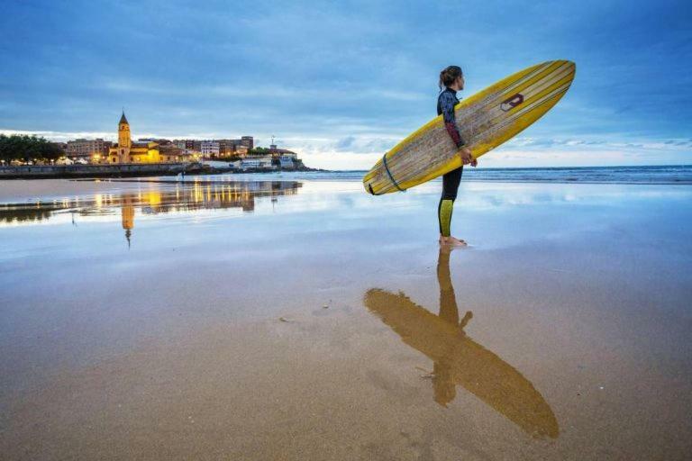 ヒホンAtico Marques Playa Centro - Garaje Opcionalアパートメント エクステリア 写真